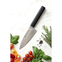 Asia Serisi Miyabi Uzak Doğu Mutfak Şef Bıçağı Et Ekmek Sebze Salata Şef Bıçak Lzg-122x Siyah