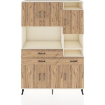 Hyperion Dolap 10 Raflı 3 Çekmeceli 6 Kapaklı 132x44x195 Aytaşı-çam/çam Atlas Çam/atlas Çam - Aytası