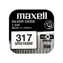 Maxell 317 SR516SW Saat Hafıza Pili 10'lu