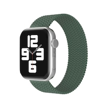 Newface Apple Watch 38mm Ayarlı Solo Silikon Kordon - Haki Yeşil Diğer