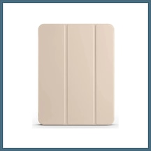 Bezos Apple iPad Uyumlu Pro 11 2024 Kılıf Tablet Smart Kılıf - Gold Agc
