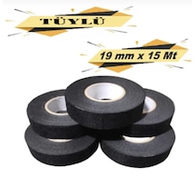Point 5 Adet Bez Bant Tüylü Yanmaz Kumaş Kablo Sarma Bantı 19mm 15mt 19 MM