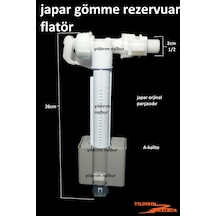 Apar Kale Gömme Rezervuar İç Düz Model Takım Şamandıra Flatör Yar