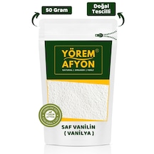 Yörem Afyon Mutfaktaki En Değerli Beyaz Altın Şekersiz Hoş Kokulu Saf Vanilin Vanilya Vanilla Planifolia 50g