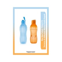 Eco Şişe Suluk 750 Ml 2li Mavi Turuncu