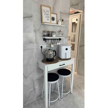 Kahve Köşesi Takımı - Beyaz 80 X 30 X 92