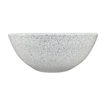 Bitki Tasarımı Beyaz Granit Toprak Saksı 20 Cm