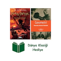 Harry Potter Ve Zümrüdüanka Yoldaşlığı + Geometri + Dünya Klasiği Hediye