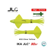 Jlc Ika 30 Combo Set 46gr 12.4cm 02 Glow Yellow 2+1 Silikon Kalamar