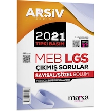 Marka 8. Sınıf Arşiv Serisi Lgs 2021 Çıkmış Sorular Çözümlü Tıpkı Basım Marka Yayınları