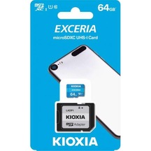 Kioxia 64 Gb Exceria Micro Sdhc Uhs-1 C10 100Mb/Sn Hafıza Kartı