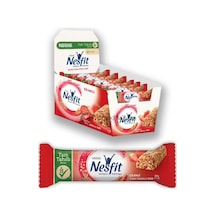 Nesfit Çilekli Tam Tahıllı Bar 23,5 Gr 16 Lı