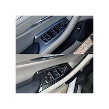 Red Lion Parts Byd Seal U Dm-i/ev Kapı İçi Kol Dayama Ve Cam Kumanda Düğmesi Seti Abs Karbon Fiber Görünüm Kaplama