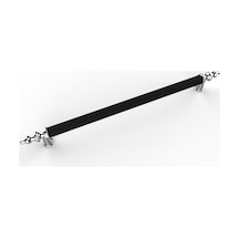 Tuana Rustik Alüminyum Metal Lüks Modern Mobilya Çekmece Mutfak Dolabı Kulpu Siyah-krom 224mm Siyah-krom