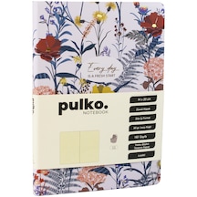 Pulko Notebook Every Day Is A Fresh Start Serisi, 14x20cm , 90gr. Ivory Kağıt, 192 Sayfa, Esnek Kapak, Düz, Powder Blush