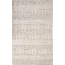 Eko Halı Jade J352 Beıge Naturel Kazak Örgü Desenli El Dokuma Örgü Halı - 170X240