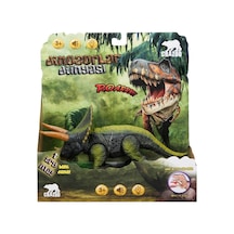 Sunman Sesli ve Işıklı Dinozor 61711 Yeşil Renk