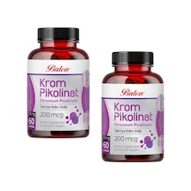 Balen Krom Pikolinat Kapsül 375 Mg 60 Kapsül X 2 Adet