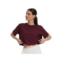 Sportive Sedona Cropped Kadın Bordo Günlük Stil T-shirt 25kk1034-brd 1776532 Bordo