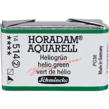 Schmincke : Horadam Aquarell Artist Sulu Boya : Tam Tablet : Seri 2 514 Helio Green