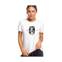 Anime Death Note Baskılı Beyaz Kadın Tshirt (534816741)