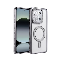 Xiaomi Redmi 15c 4g Joke Simli Magneticsafe Kılıf - Siyah 0.2M-Çok Renkli
