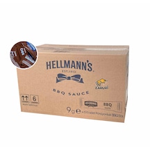 Hellmann's Barbekü Porsiyonluk BBQ Sos 616 x 9 G