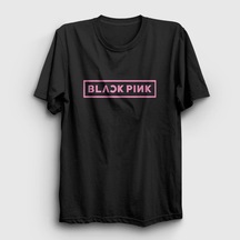 Presmono Unisex Logo Blackpink T-Shirt