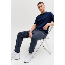 Jack & Jones Erkek Jpstgordon Logo Detaylı Çift Cepli Eşofman Altı 12288641 Lacivert Lacivert