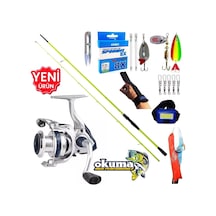 Okuma Aria 3000 270cm 5-55gr Karbon High Tech Turna Spin Olta Takımı Seti