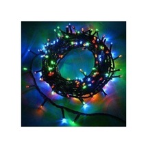 10m Rgb 100 Led Fişli Noel Parti Yılbaşı Ağaç Dekoratif Aydınlatma Lambası Animasyonlu Süsleme