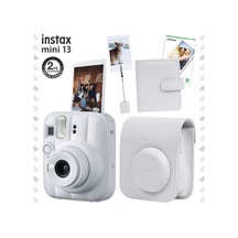 Instax Mini 13 Fotoğraf Makinesi Deri Çanta Albüm Kıskaç + 10'lu Film Hediye Seti