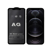 Ally İphone 12 Pro Max 6.7inç Full Glue Matte Tempered Cam Ekran Koruyucu- 5775 Renk: Siyah