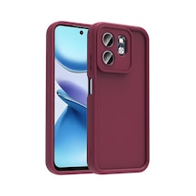 Smart 9 Kılıf Kamera Korumalı Kalın Silikon Üstün Koruma Pazarplus Mürdüm