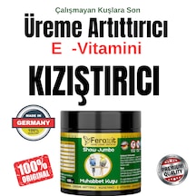 Feroxit Muhabbet Kuşu Sultan Kuşu Papağanlar İçin Premium Üreme Destek & Kızıştırıcı E Vitaminli Karışım 100 G 100 G