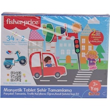 3127 Fisher Price Manyetik Tablet Şehir Tamamlama