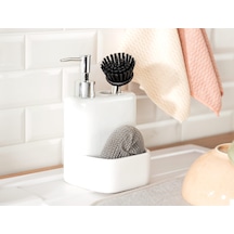 Madame Coco Andre Fırçalı Sıvı Sabunluk 1kmgrc014112,5x11,5x22cm-soft Ekru