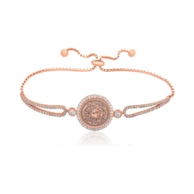Gümüş Rose Kıtmir Bayan Bileklik Sl7124 Gümüş