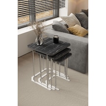 Gümüş - Siyah Mermer