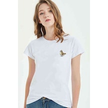 Pokemon Avengermon Pidgey Poppo Baskılı Beyaz Kadın Tshirt