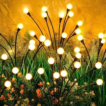 Solar Bahçe Lambaları, 4 Adet 10 Led Ateş Böceği, Solar Lamba,