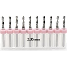 Mikro Karbür PCB Matkap Ucu Metal CNC Sondaj 10lu Set 2.35mm