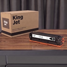 Kingjet Hp Uyumlu Cf210a Siyah Standart Kapasiteli Tekli Çipli Uyumlu  Toner Laserjet Pro 200 Color M251nw