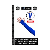 Özel Seri Branş Hazırlık Ekipman Vly-l Voleybol Elliği Mavi L Beden