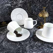 Evaliza Paisley White 6 Kişilik Çay Fincan Takımı 180 Ml Çok Renkli