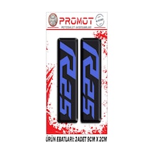 Damla Logo R25 Yamaha Ön Maşa Kabartmalı 2'li Sticker 3 Nötr