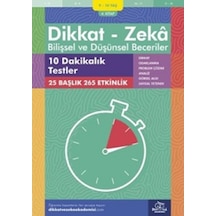 Dikkat Zeka - Bilişsel ve Düşünsel Beceriler 9-10 Yaş 10 Dakikalık Testler 4.Kitap - Alison Primrose - Dikkat ve Zeka Akademisi