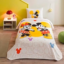 Taç Minnie & Botanic Standart Pamuk Nevresim Takımı, Sarı, Tek Kişilik 0