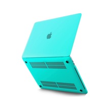 Apple Apple Uyumlu MacBook Pro 13 2021 Apple Uyumlu MacBook Buzlu Kapak - Yeşil