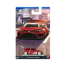 Hot Wheels Silver Series '12 Ford Fiesta - Silver Series Compact Kings Kırmızı-siyah 1/64 Diecast Mo Çok Renkli